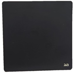 Blank Plate 86 X 86 size - Black