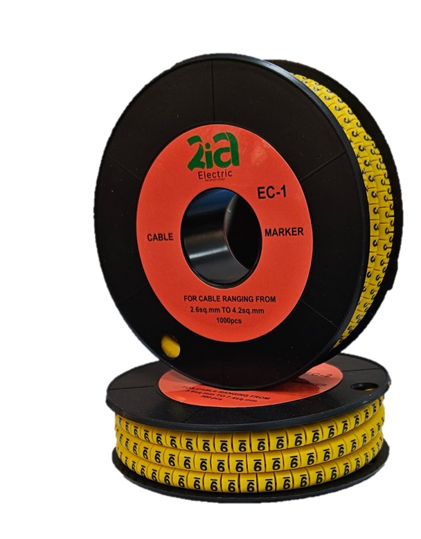 Cable Marker EC-0-A,B,R & 0 to 9