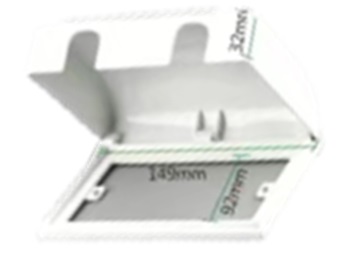 2 Gang Weather proof Switch Cover  white