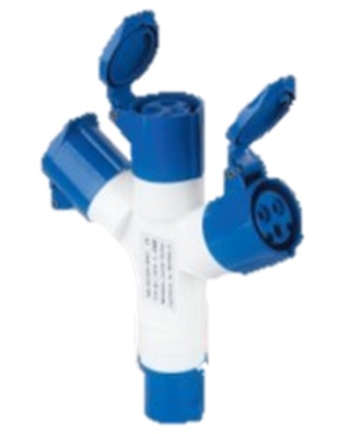 16A 3P Multi Function Socket, IP44